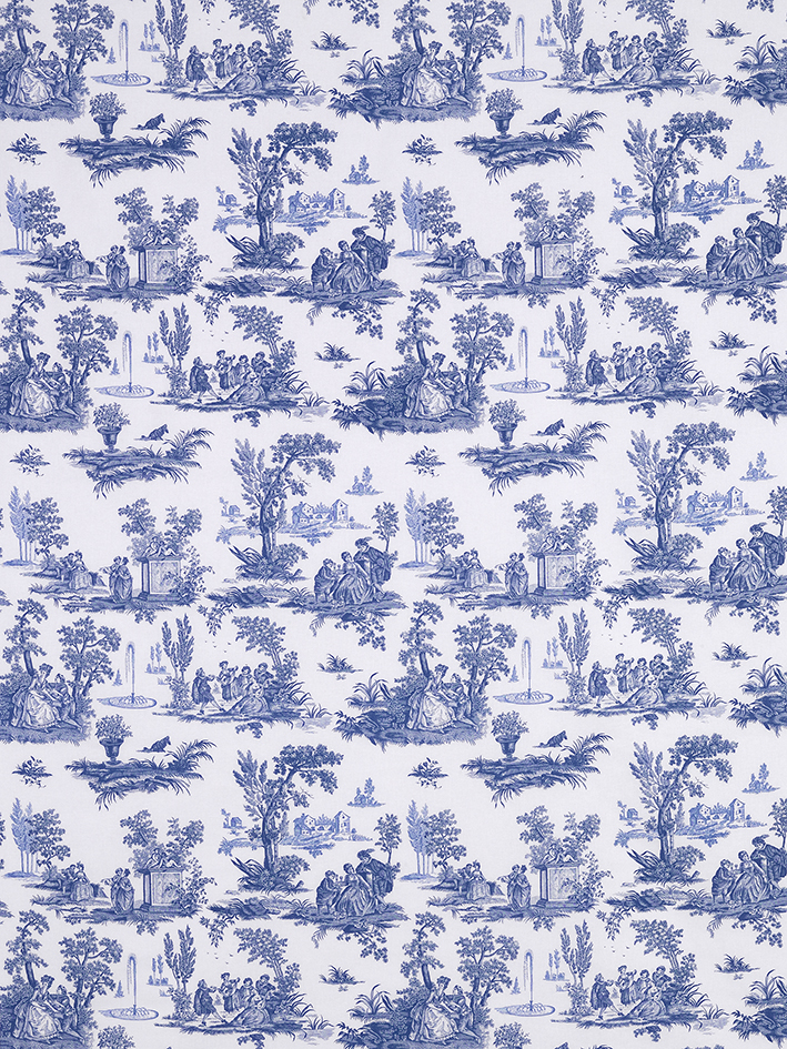 zoom colori PLAISIRS VILLAGEOIS bleu