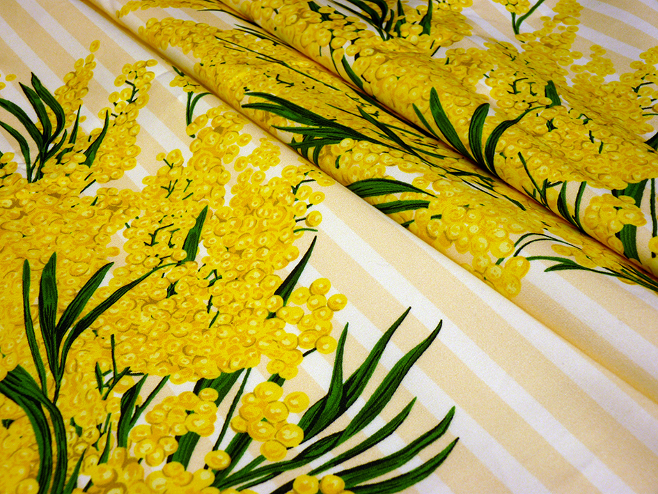 colori MIMOSAS LARGE RAYURE rosée